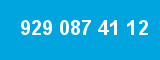 929 087 41 12 929 087 41 12